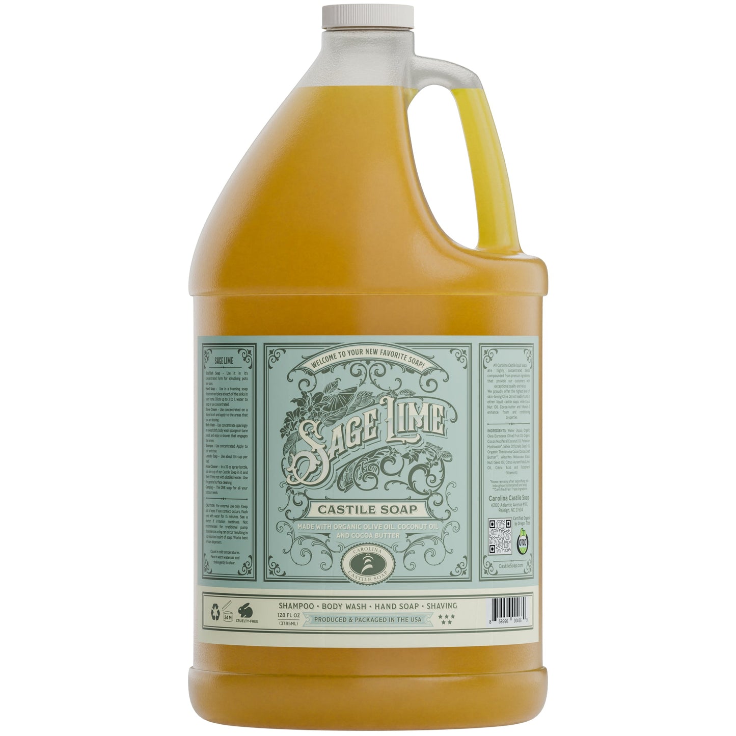Sage Lime Castile Soap