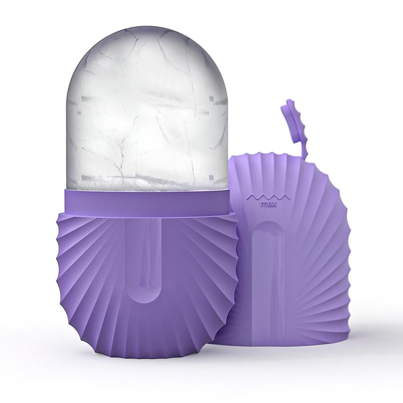 Facial Ice Roller, Refreshing Ice Block Massage Tool, for Facial Care, Can Reduce Swelling and Dark Circles, Shrink Pores and Improve Skin Texture. Gift Set for Both Men and Women'S Facial Ice Rollers.