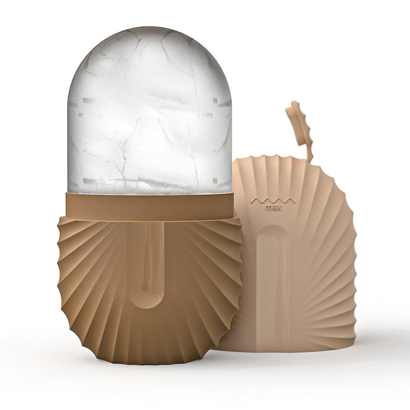 Facial Ice Roller, Refreshing Ice Block Massage Tool, for Facial Care, Can Reduce Swelling and Dark Circles, Shrink Pores and Improve Skin Texture. Gift Set for Both Men and Women'S Facial Ice Rollers.