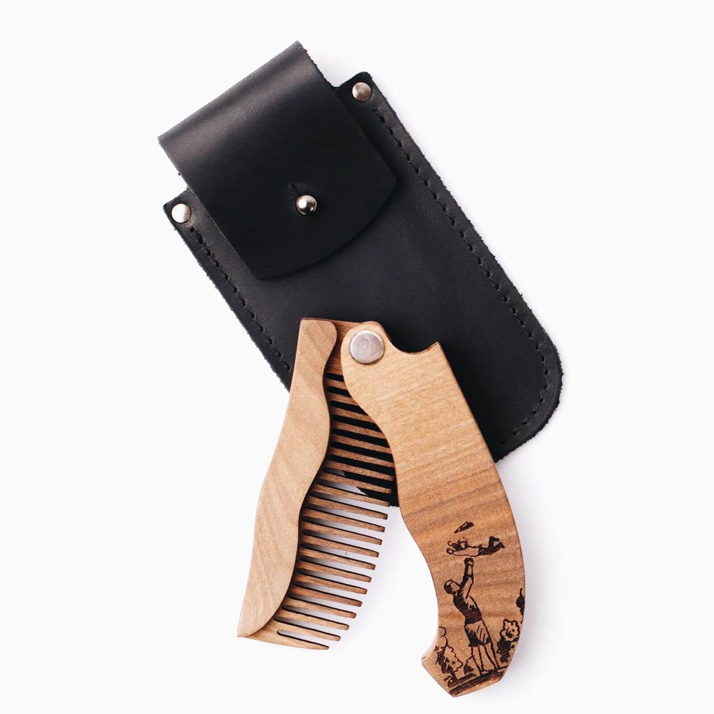 Wooden Beard Comb - Father's day